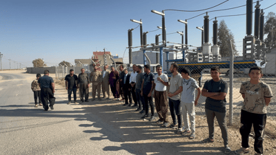 9 گوندی ناحیەی شەمامک 18 رۆژە موحتاجی کارەبان