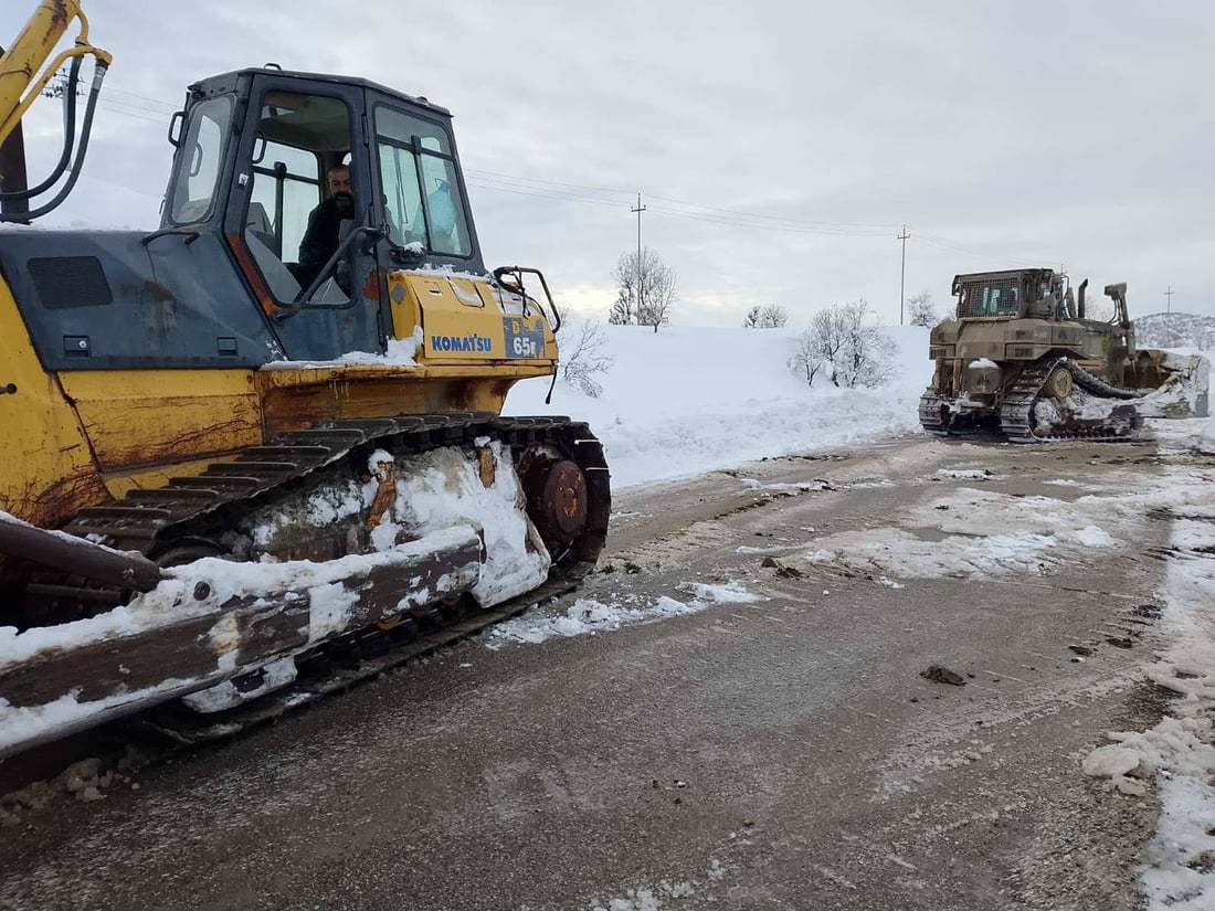 بەفری پێنجوێن؛ رێگای 50 گوند کرایەوە و سەیرانبەن 2 رۆژی تری دەوێت