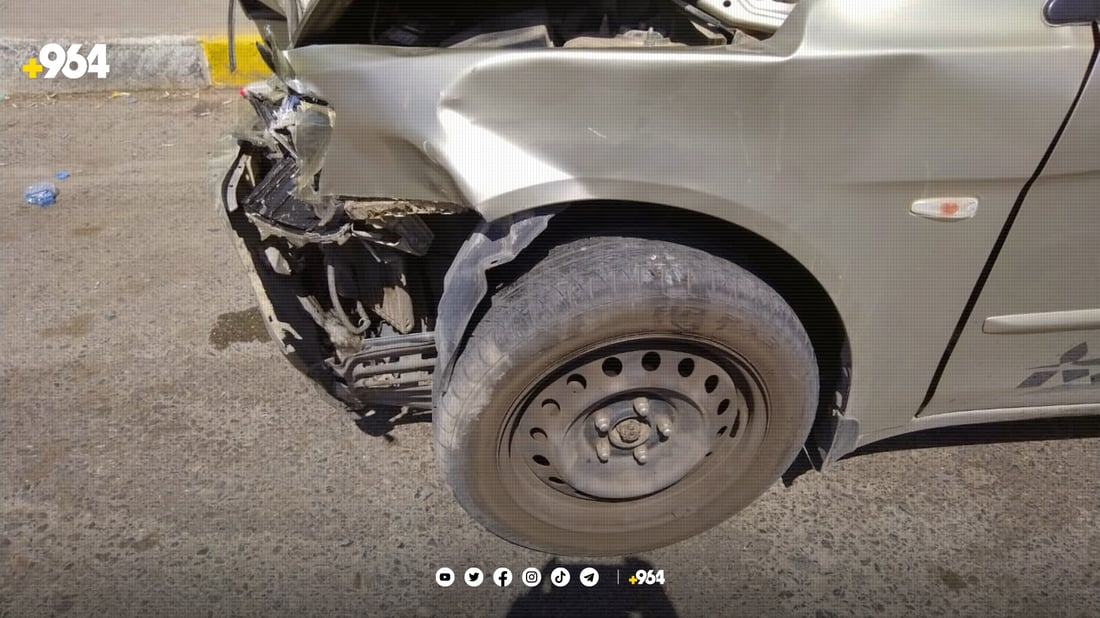 له‌ یه‌ك شوێن و كاتدا دوو رووداوى هاتوچۆ روویاندا