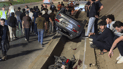 لەناو شاری سلێمانی رووداوێکی سەختی هاتوچۆ روویدا