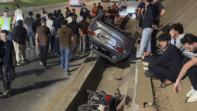 لەناو شاری سلێمانی رووداوێکی سەختی هاتوچۆ روویدا