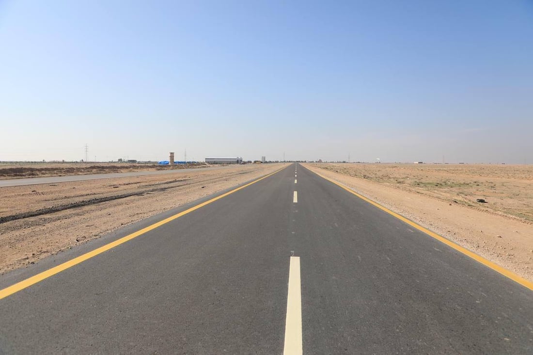 صور من افتتاح طريق الحج البري في كربلاء.. 90 كم نحو الحدود السعودية