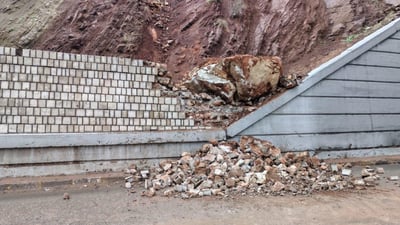 Rockfall disrupts traffic at Darbandikhan Tunnel in Sulaymaniyah