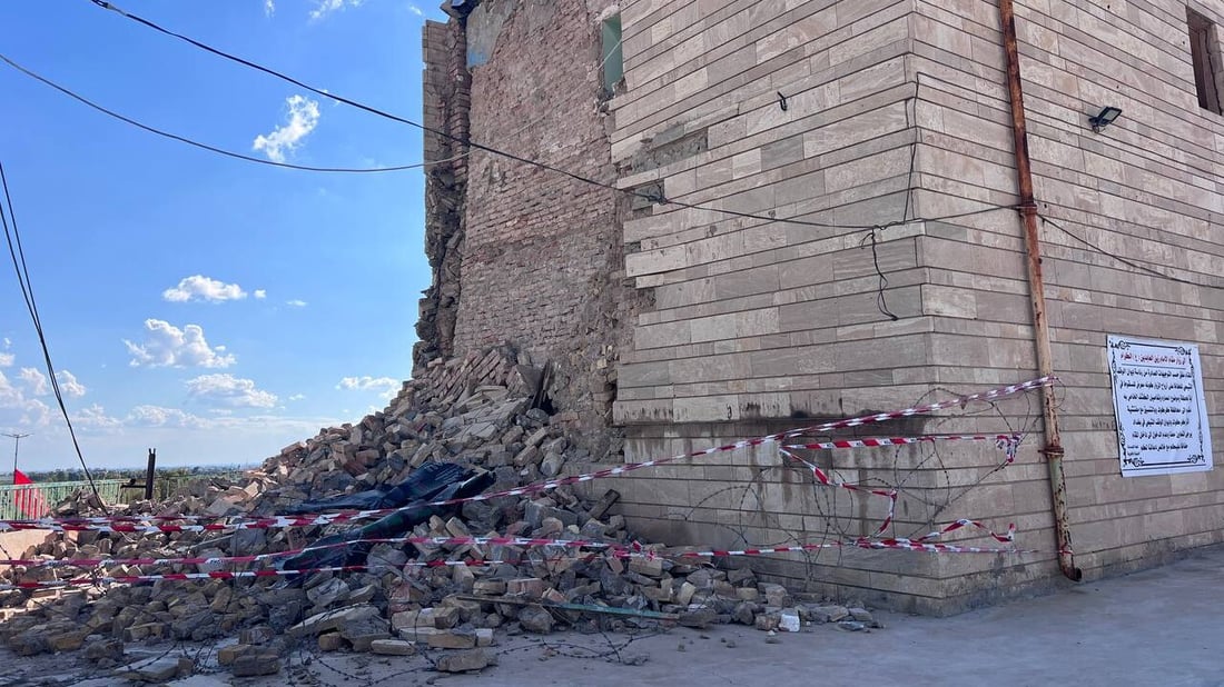 انهيار جزء من مقام الإمام زين العابدين.. داقوق تغلق الأبواب أمام الزوار مؤقتاً