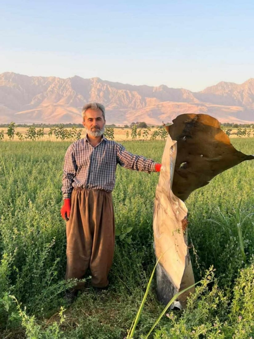 لە گوندێکی هەڵەبجە تەنێک کەوتووەتە خوار