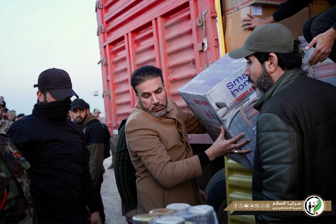 صور: هدية مقتدى الصدر تصل إلى الحدود السورية
