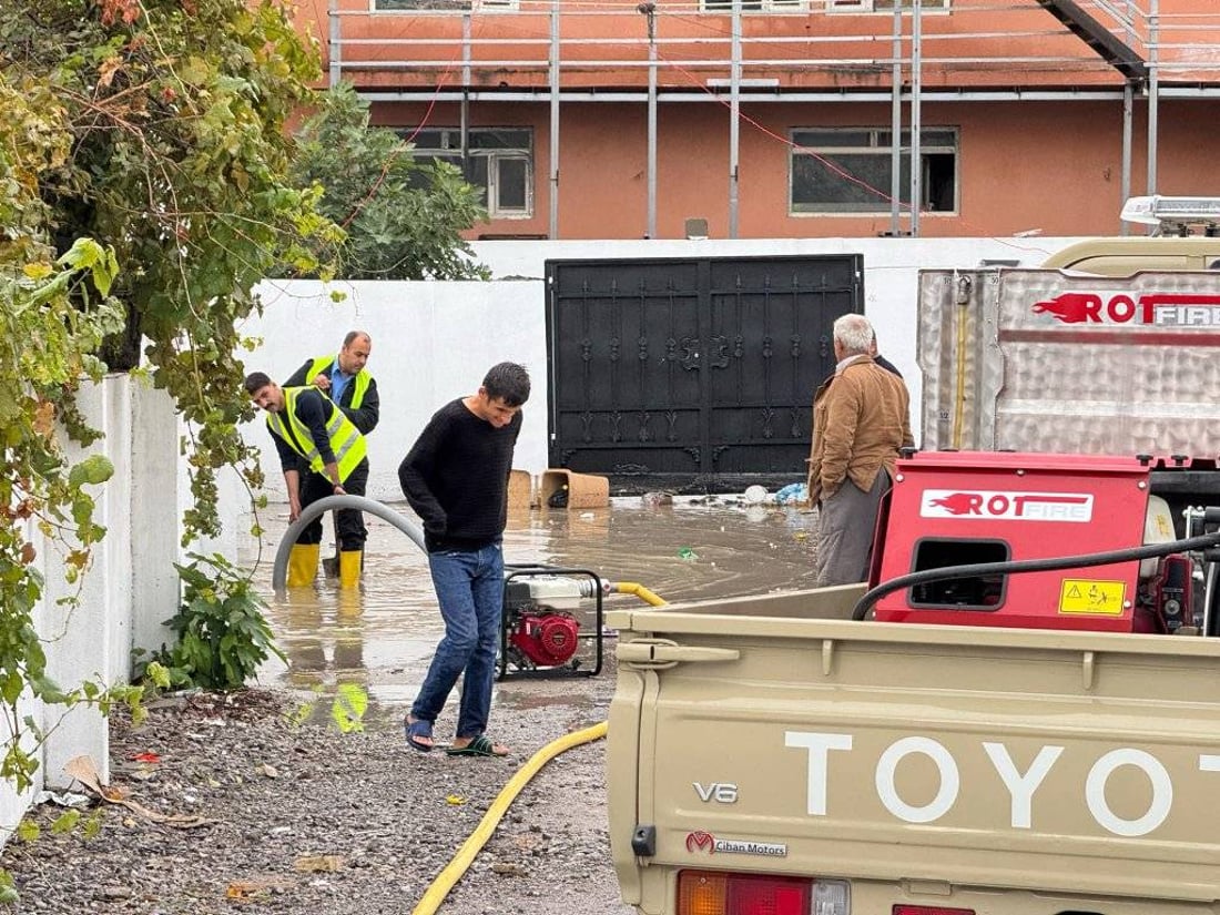 لە سۆران ئاو چووە ناو چەند ماڵێکەوە