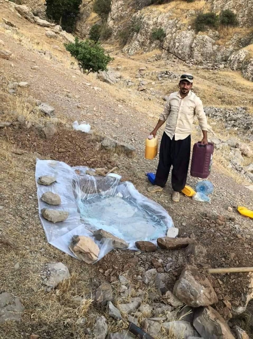 له‌ شاخی پیره‌مه‌گرون شوێنى ئاوخواردنه‌وه‌ بۆ ئاژه‌ڵ و باڵنده‌كان دروستكرا
