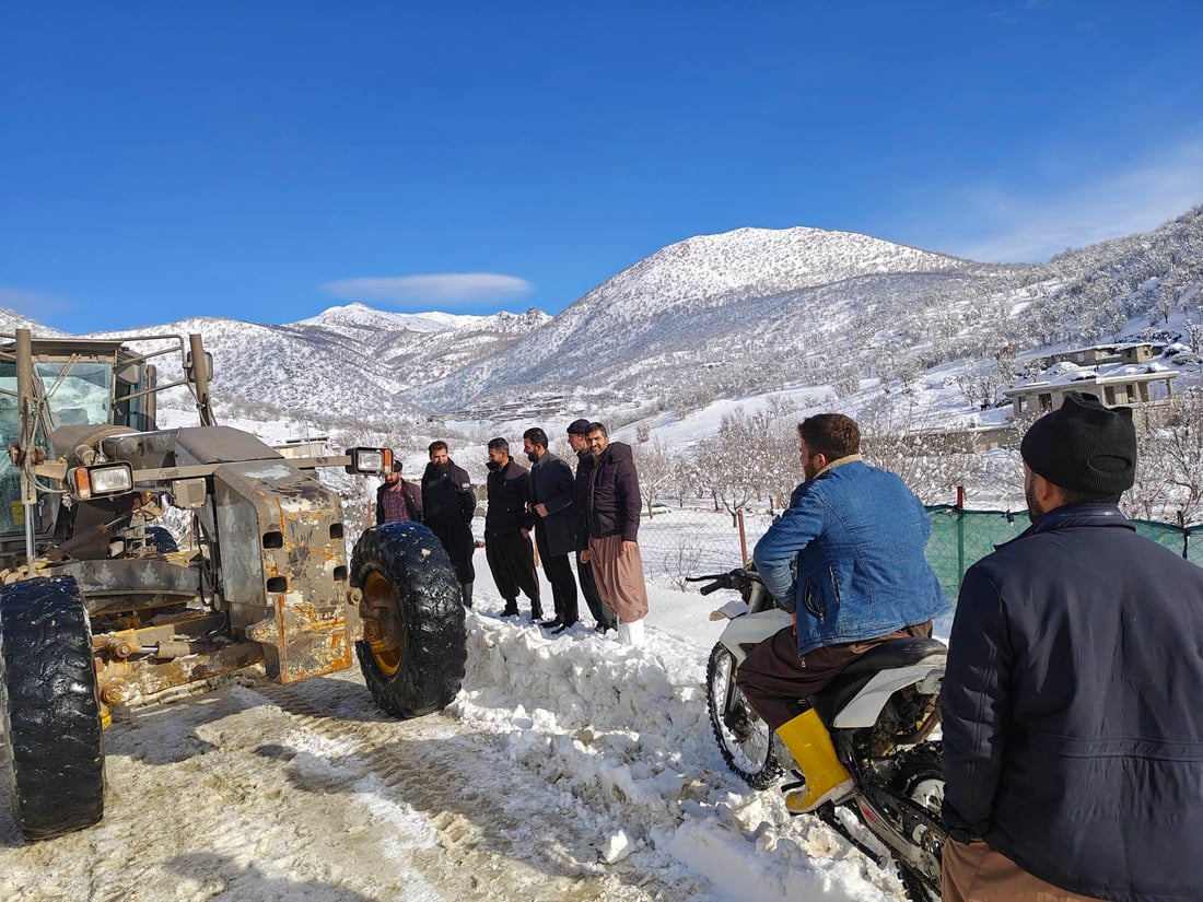 بەفری پێنجوێن؛ رێگای 50 گوند کرایەوە و سەیرانبەن 2 رۆژی تری دەوێت