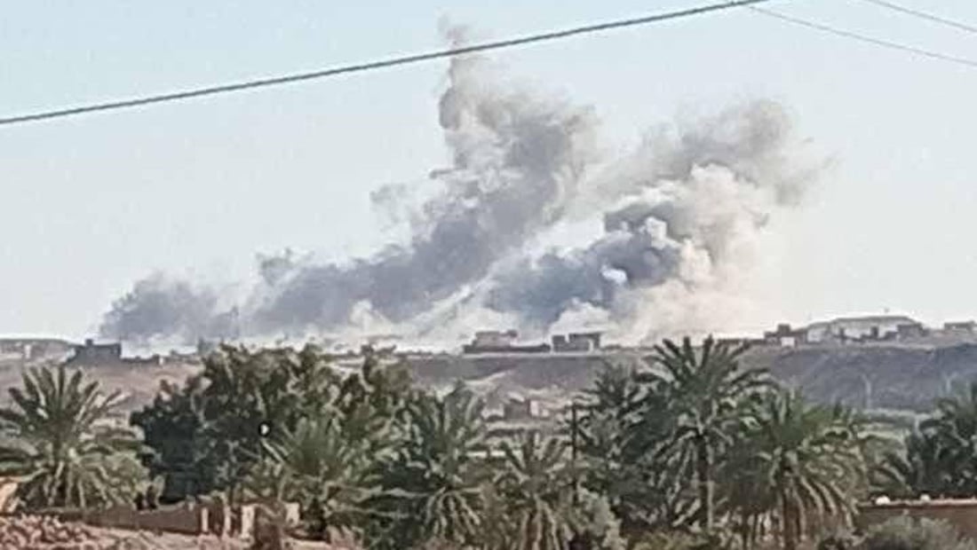 مشاهد أولية من قصف الحشد الشعبي على الحدود