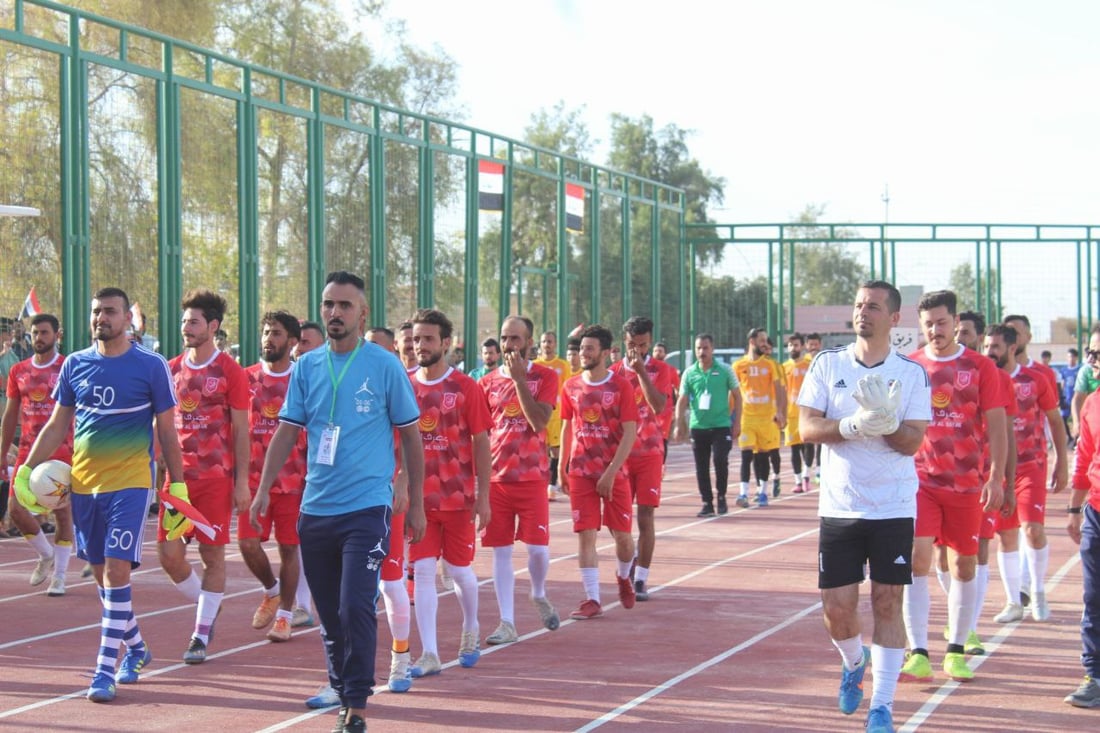 صور من افتتاح ملعب شباب القائم.. بداية لتأهيل منشآت أخرى