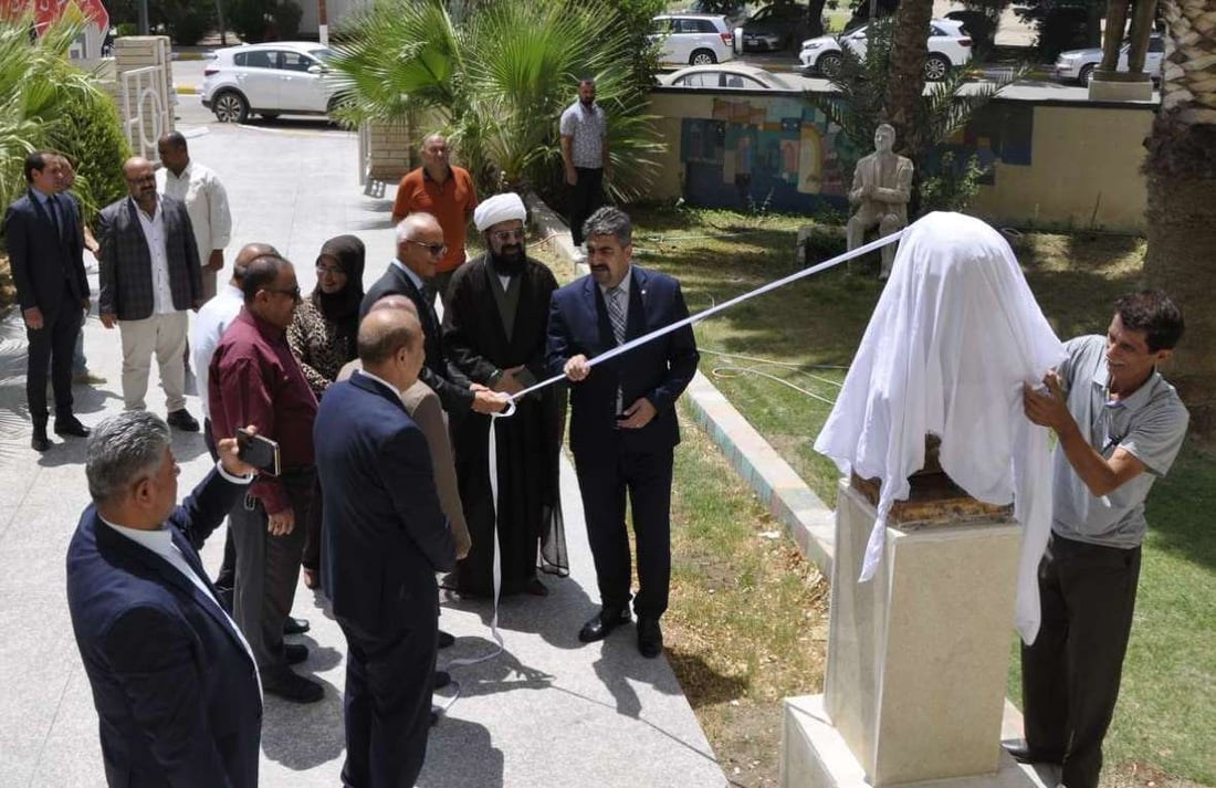 “خليل خميس” يعود بثلاثة تماثيل لجواد سليم والغزالي وفائق حسن