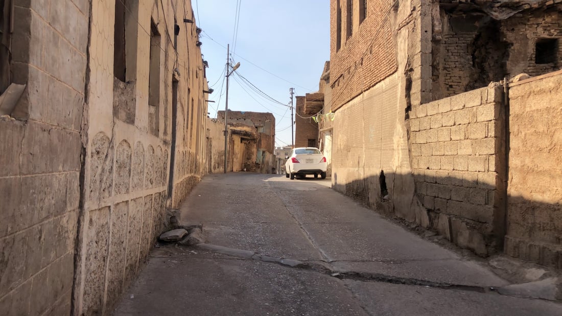 أربيل: 80 منزلا معرضة للانهيار في “حي العرب” ومنطقة “تعجيل” (صور)