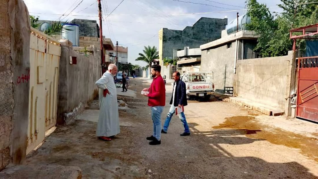 لە خورماتوو هەڵمەتی دابەشکردنی حەبی کلۆر بەسەر ماڵاندا دەستیپێکرد