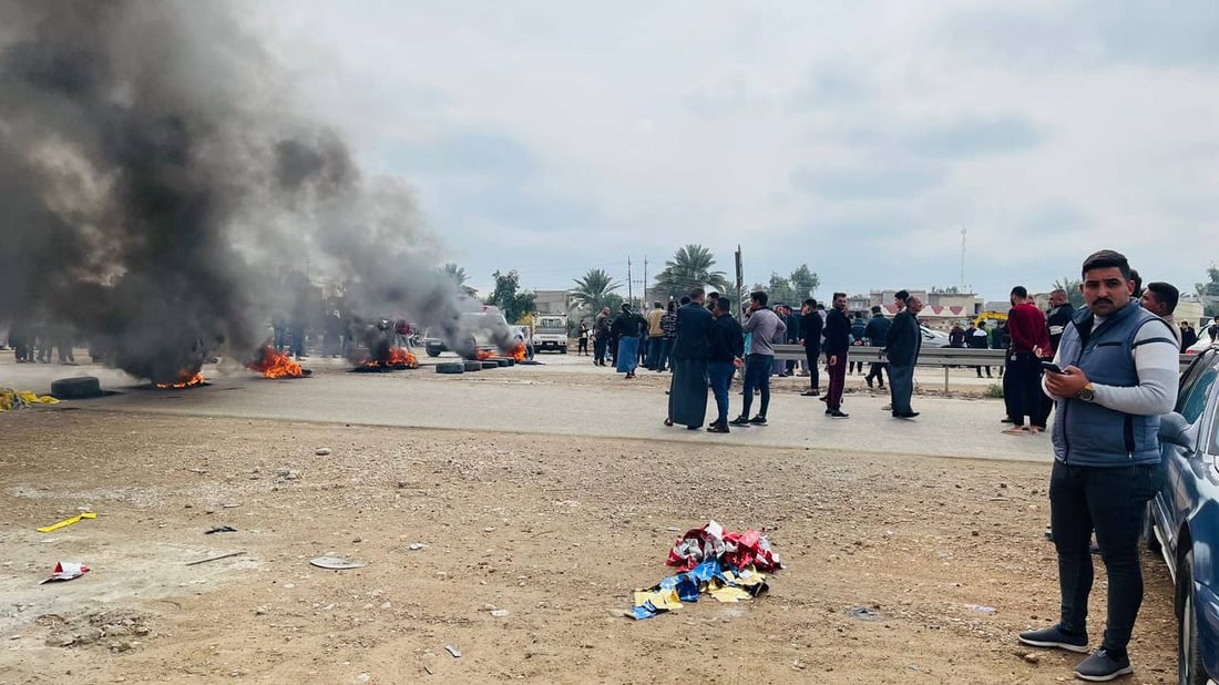 تميم تريد ولاية ثانية.. اعتصام في بلدروز والمقدادية احتجاجاً على مرشح العامري (صور)