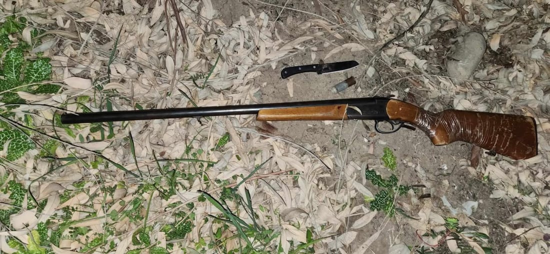 بە تاپڕ و چەقۆیەکەوە راوچیەک دەستگیر کرا 