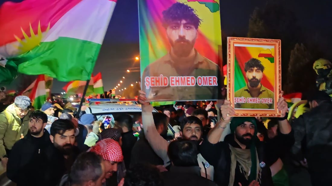 'Martyrs never die': Kirkuk volunteer killed in Rojava buried in Kirkuk amid large funeral