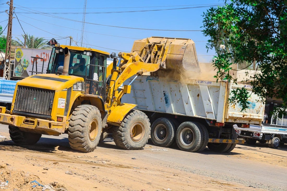 العطواني يقود حملة كبرى لتجهيز طريق الموصل قبل الافتتاح