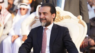 “باسم العراق أصبحنا”.. الحلبوسي يهنئ الأسود بتأهلهم لكأس العالم