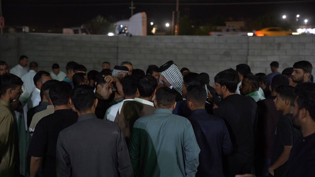 صور: إضراب سواق العراق ضد إيران الليلة بعد اعتداء وسرقات في زرباطية