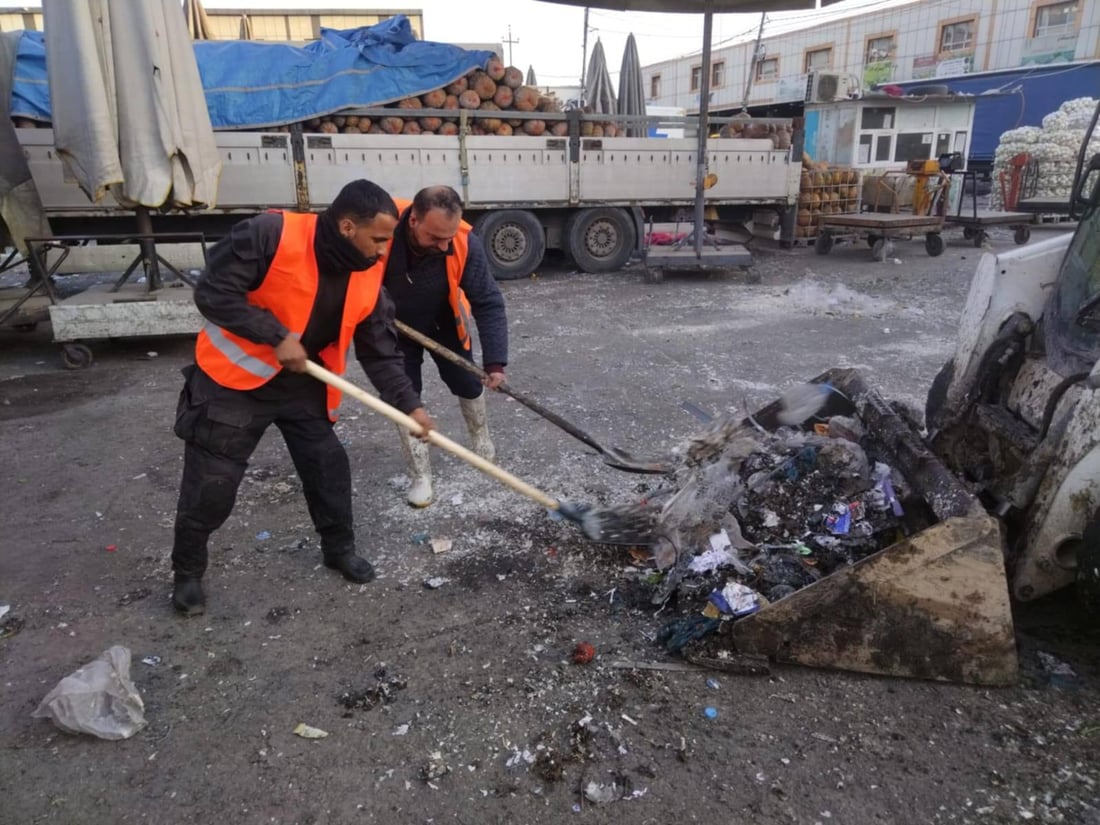 لە یەکەم هەفتەی مانگی رەمەزاندا نزیکەی نۆ تۆن زبڵ لە عەلوەی هەولێر کۆکرایەوە