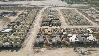 صور من مجمع الشهداء في ميسان: نسبة الإنجاز 22% والانتهاء عام 2027