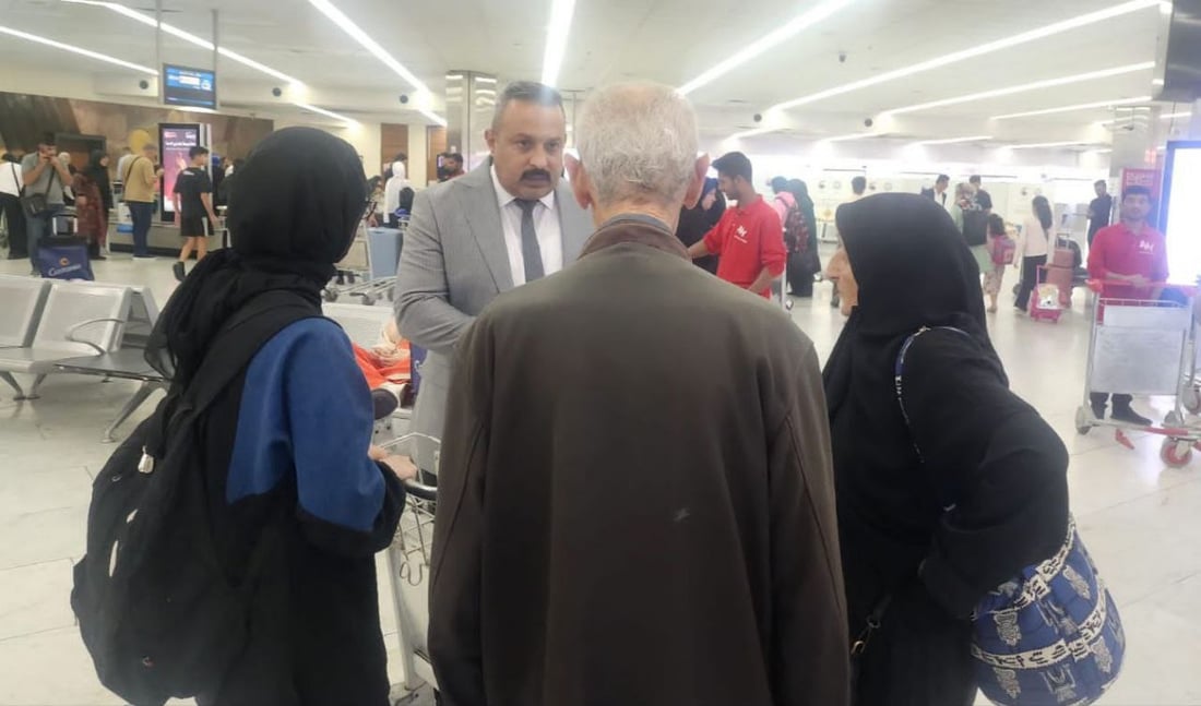 صور: العراق يستقبل 250 نازحاً لبنانياً عبر مطار بغداد الدولي