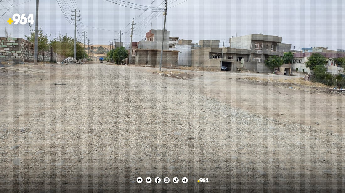 گەڕەکی ئەنفالکراوان لە چەمچەماڵ بێ خزمەتگوزارییە