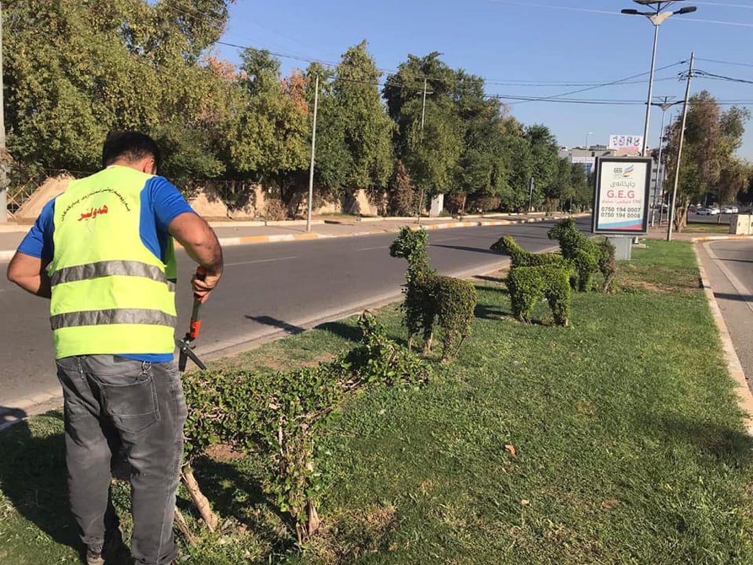 تیمێكی شێوه‌كارى ئاژه‌ڵ و باڵنده‌ له‌ناو هه‌ولێر بڵاوده‌كه‌نه‌وه‌