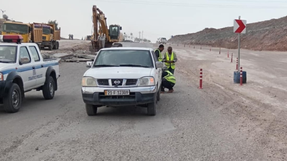 لە جێگایەک هەردوو سایدی رێگای دەربەندیخان – کەلار داخراوە 