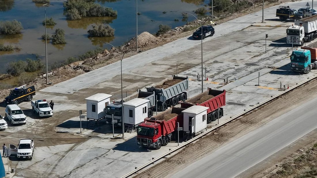 واسط تبدأ تشغيل محطات وزن الشاحنات وفرض غرامات على المخالفين