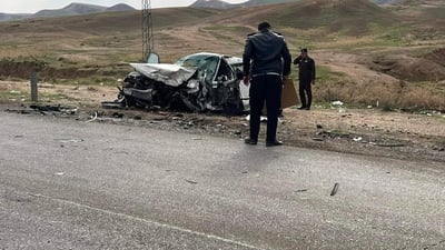 Three dead, four injured in collision on Kirkuk-Sulaymaniyah road