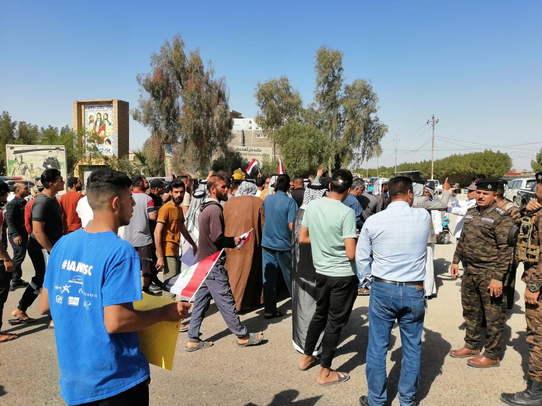 “الجفجافة” لم تزرع منذ موسمين.. تظاهرة لإنعاش نهر الإسكندرية في بابل (صور)