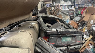 بارهەڵگرێک کارەساتی خولقاند و خۆی کرد بە ناو دوکانێکدا