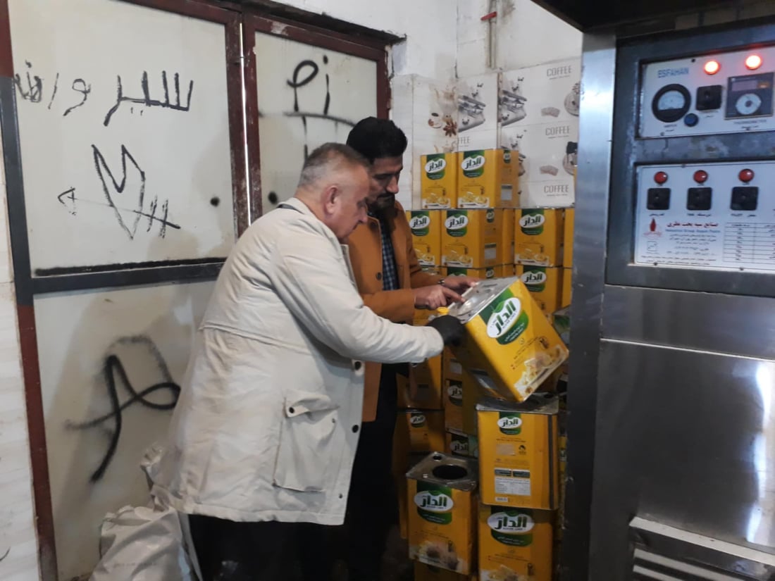 لیژنە هاوبەشەكان شەوی رابردوو لە ناو بازاڕ بوون