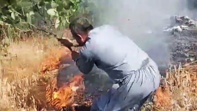 ئاگره‌كه‌ى چیاى سه‌فین په‌ڕییه‌وه‌ بۆ هیران و چەند کەسێکیش دەستگیرکراون