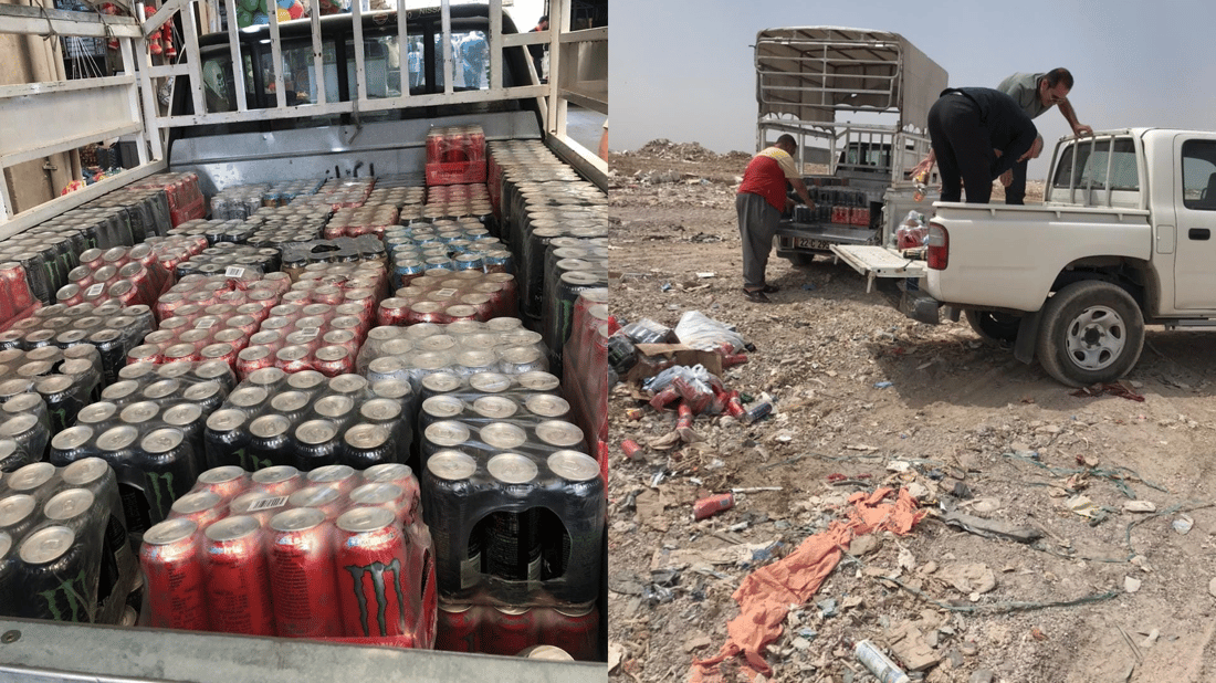 تەندروستی هەولێر دەستیگرت بەسەر 300 سێت خواردنەوەی وزەبەخشدا