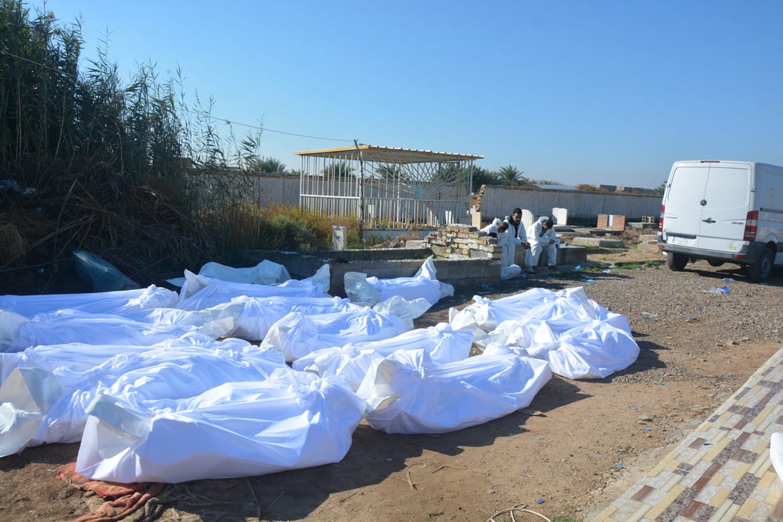 Mass grave victims from 2014 ISIS atrocities laid to rest in Balad