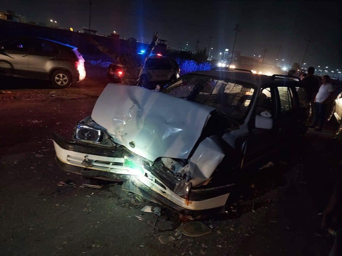 لە رووداوێكی هاتوچۆدا لە زاخۆ هەشت كەس بریندار بوون