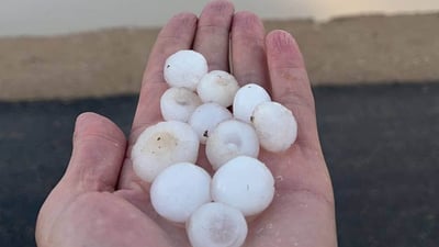 لە چەند گوندێکی قەراج بارینی تەرزە زیانێکی زۆری بە گەنمی جوتیاران گەیاندووە