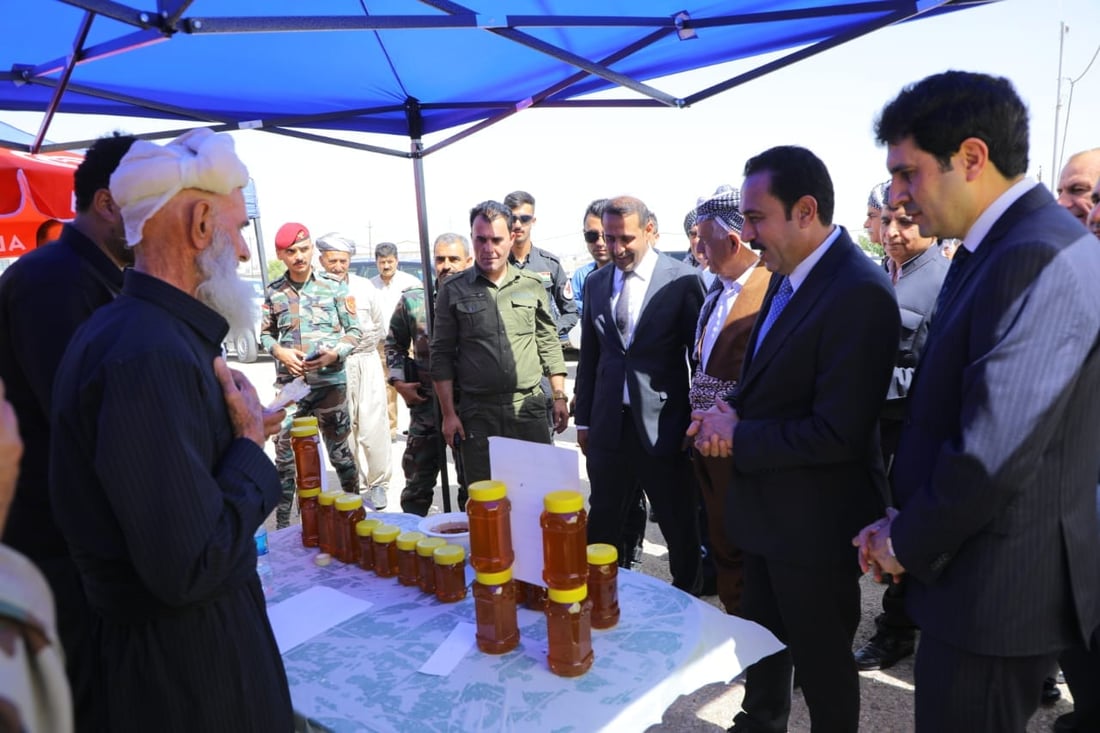 صور: أربيل تريد رفع كمية وجودة اللبن والعسل.. والمحافظ يشارك في مهرجان السهل