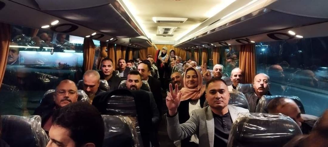 فيديو: مسيرة المعلمين المحتجين توقفت في سيطرات كركوك وقوة ستفض الاعتصام الآن