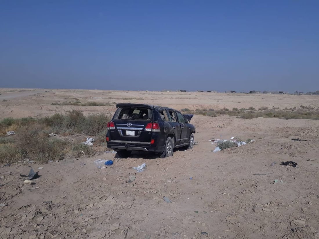 صور: إصابة 5 أشخاص بانقلاب “جكسارة” على طريق بصرة – دير