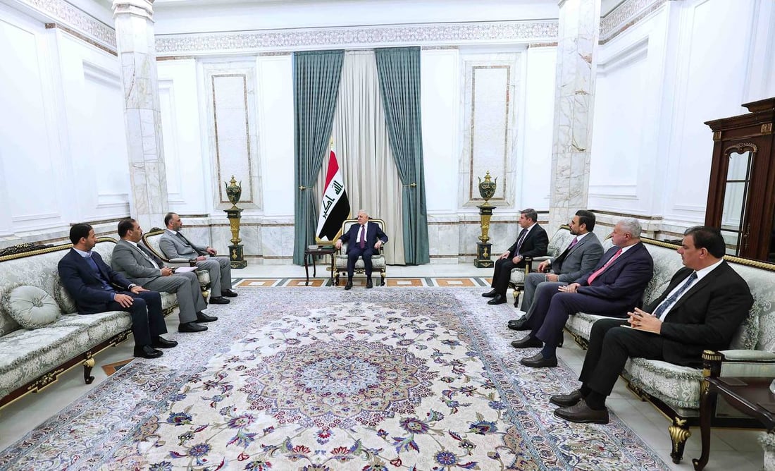 وفد من الحكمة يزور رشيد ويبحث معه تطورات المشهد السياسي