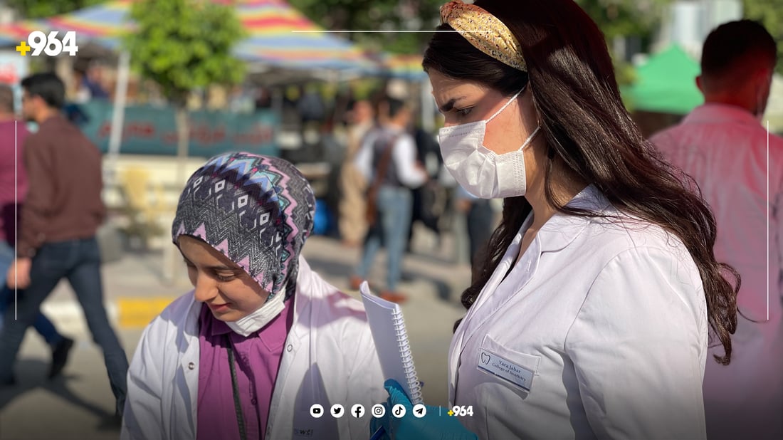 لە بەردەرکی سەرا خوێندکاران پشکنین بۆ ددانی ھاوڵاتیان دەکەن