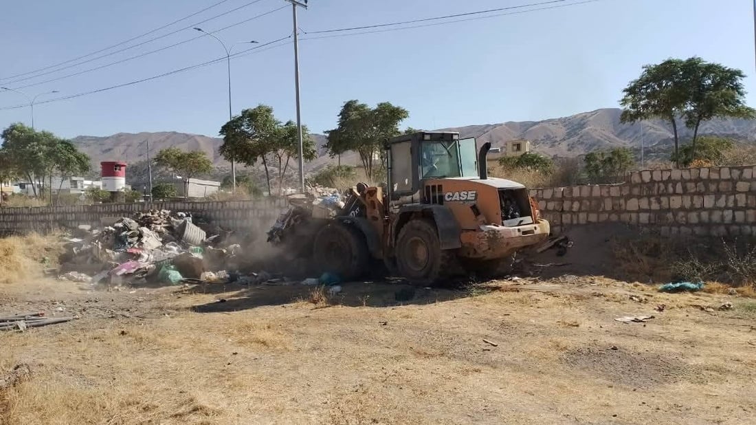 بەدەیان تۆن خاشاك لە پێنجوێن كۆكرانەوە و بازیان و پیرەمەگرونيش ئامادە كران بۆ زستان
