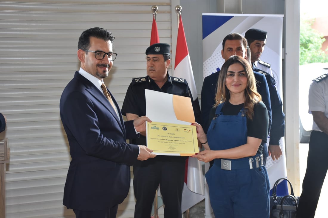 ناوەندی قەیرانەکان 17 رۆژنامەوانی لەسەر “وەڵامدەرەوەی یەکەم” راهێنا