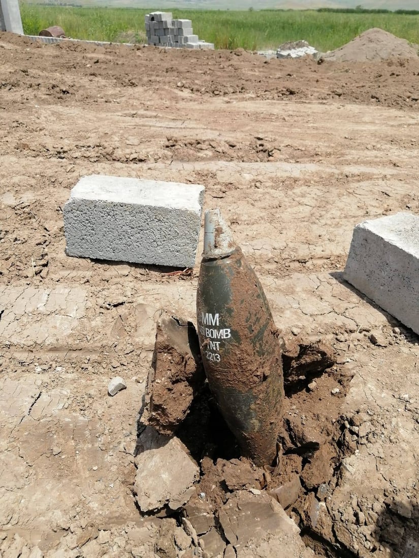 لە هەڵەبجە؛ 18 گولـلە هاوەن لە زەوییەکی نیشتجێبووندا دۆزرایەوە