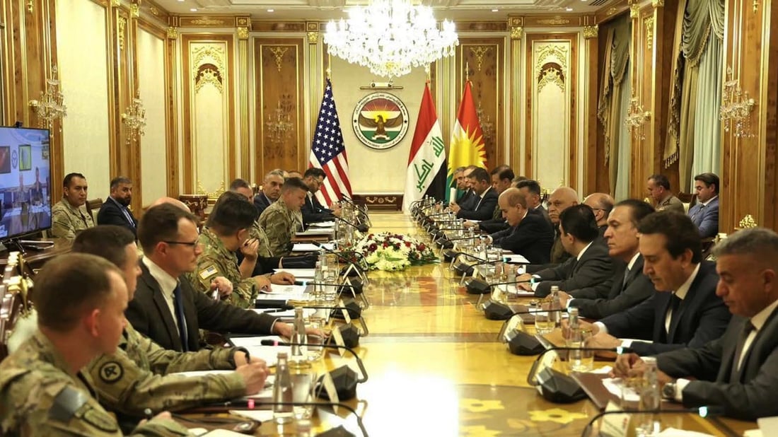 هه‌رێم و لایه‌نى ئه‌مریكى له‌سه‌ر  پرۆسه‌ى چاكسازى له‌ناو هێزى پێشمه‌رگه‌ كۆبووونه‌وه‌