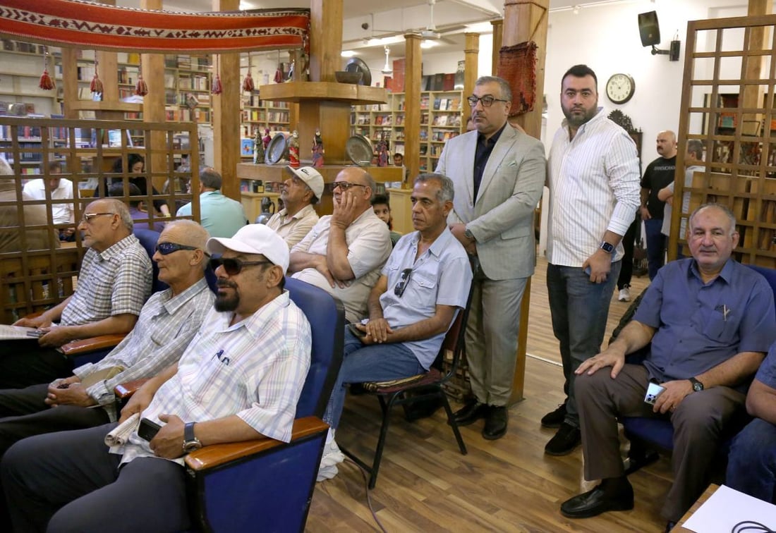 بغداد تجتمع في المدى لرثاء علاء حسن كاتب بغداد الساخر (صور)